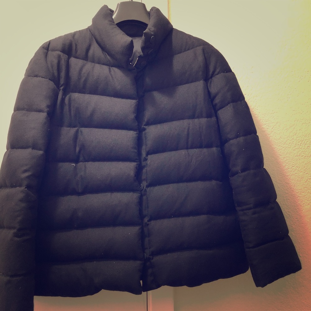 Authentic Moncler Gamme Rouge Black Down Jacket
